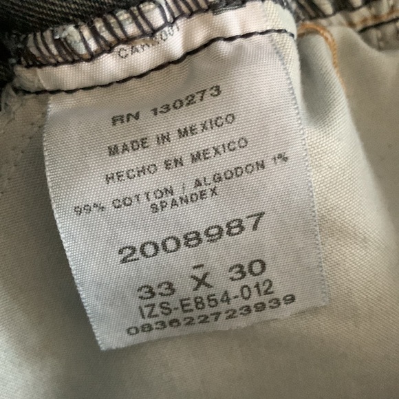 Lee Regular Fit Straight Leg Jeans 33 x 30 - Picture 5 of 8